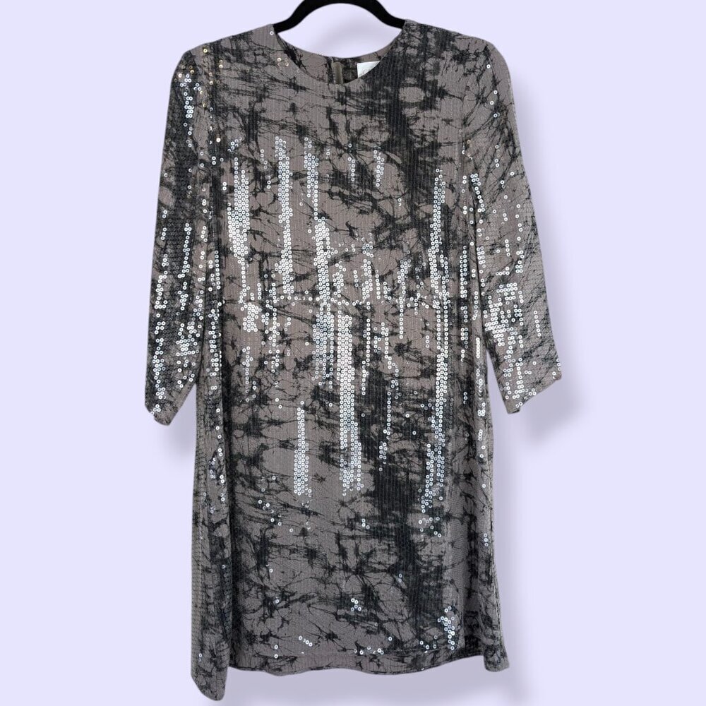 Parker 100% Silk Sequin Dress - Picture 5 of 10